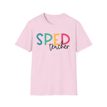 SPED Teacher T-Shirt — Colorful Special Education Shirt for Teachers