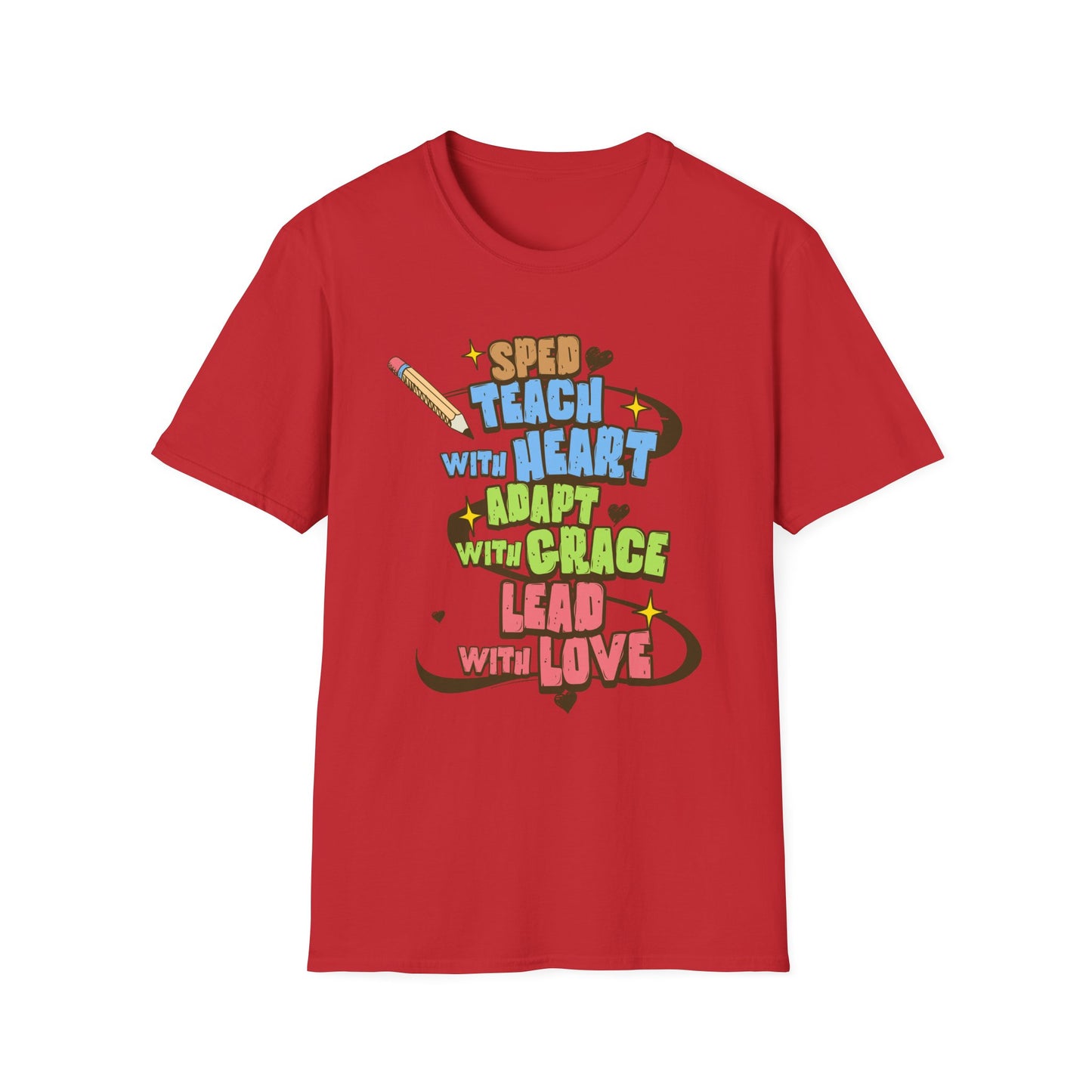 "TEACH, ADAPT, LEAD” Adult T-Shirt