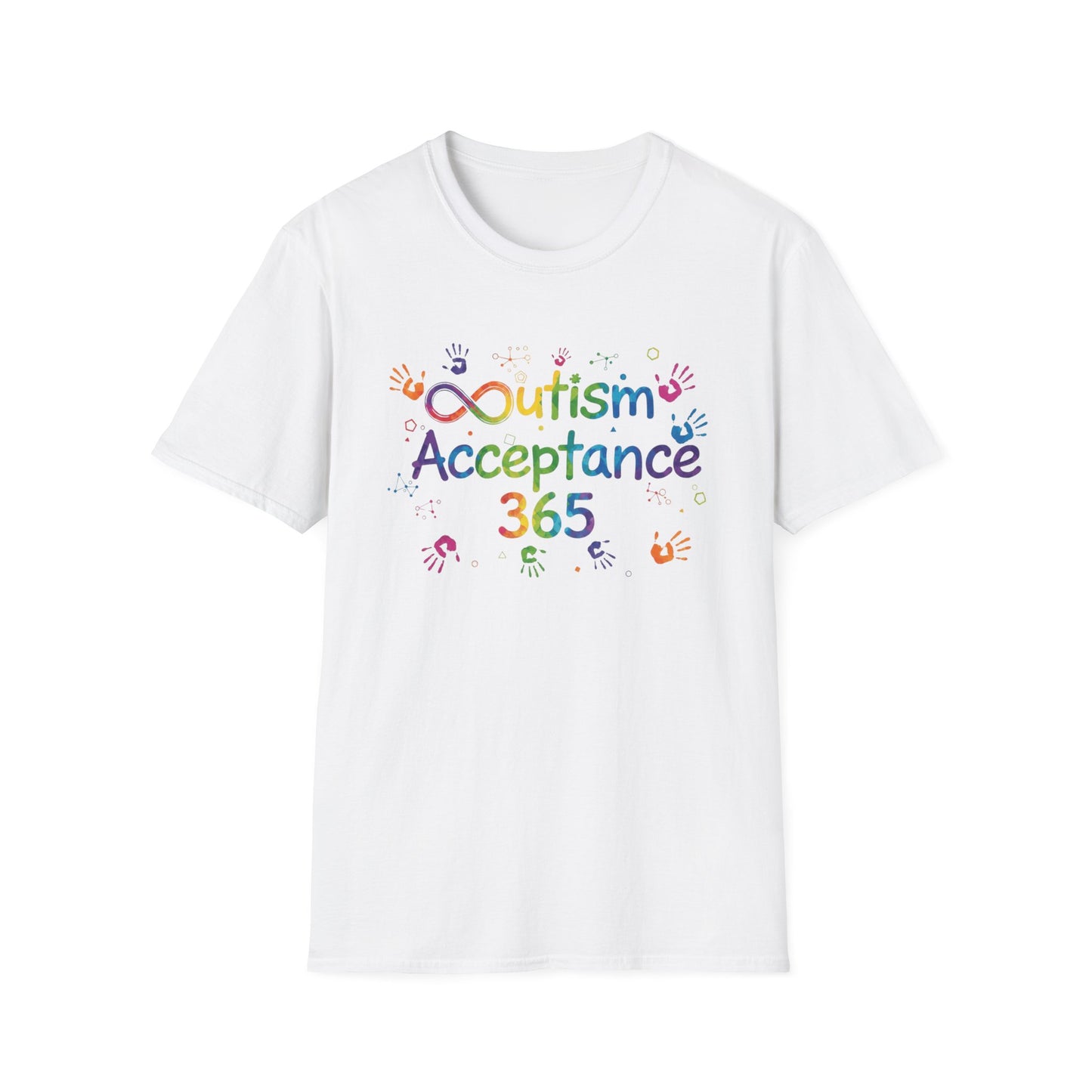 "Autism Acceptance 365"  Adult T-Shirt