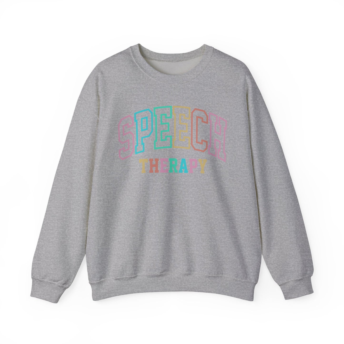 SPEECH THERAPY PASTEL PRINT CREWNECK