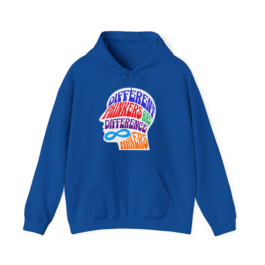 "Different Thinkers Are Difference Makers" Adult Hoodie