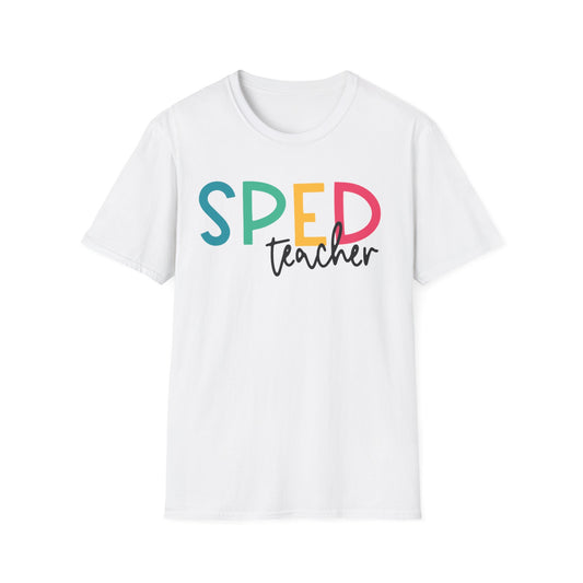 SPED Teacher T-Shirt — Colorful Special Education Shirt for Teachers