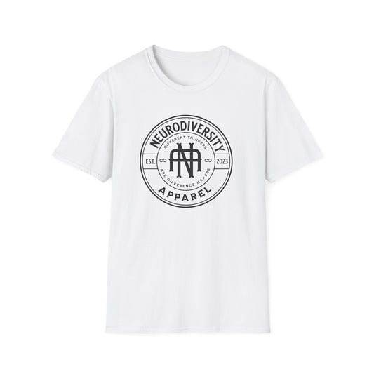 "Neurodiversity Apparel" Logo Adult T Shirt