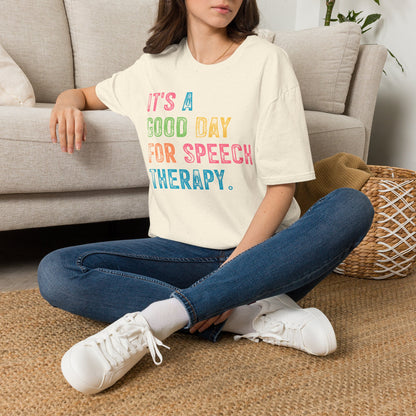 "IT'S A GOOD DAY FOR SPEECH" ADULT T-SHIRT