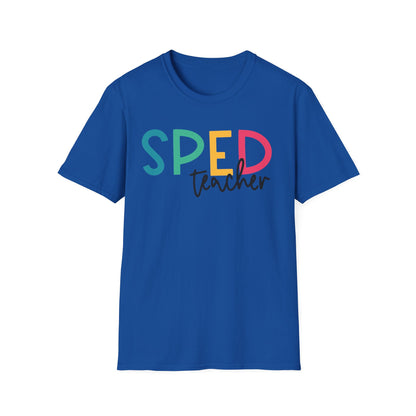 SPED Teacher T-Shirt — Colorful Special Education Shirt for Teachers