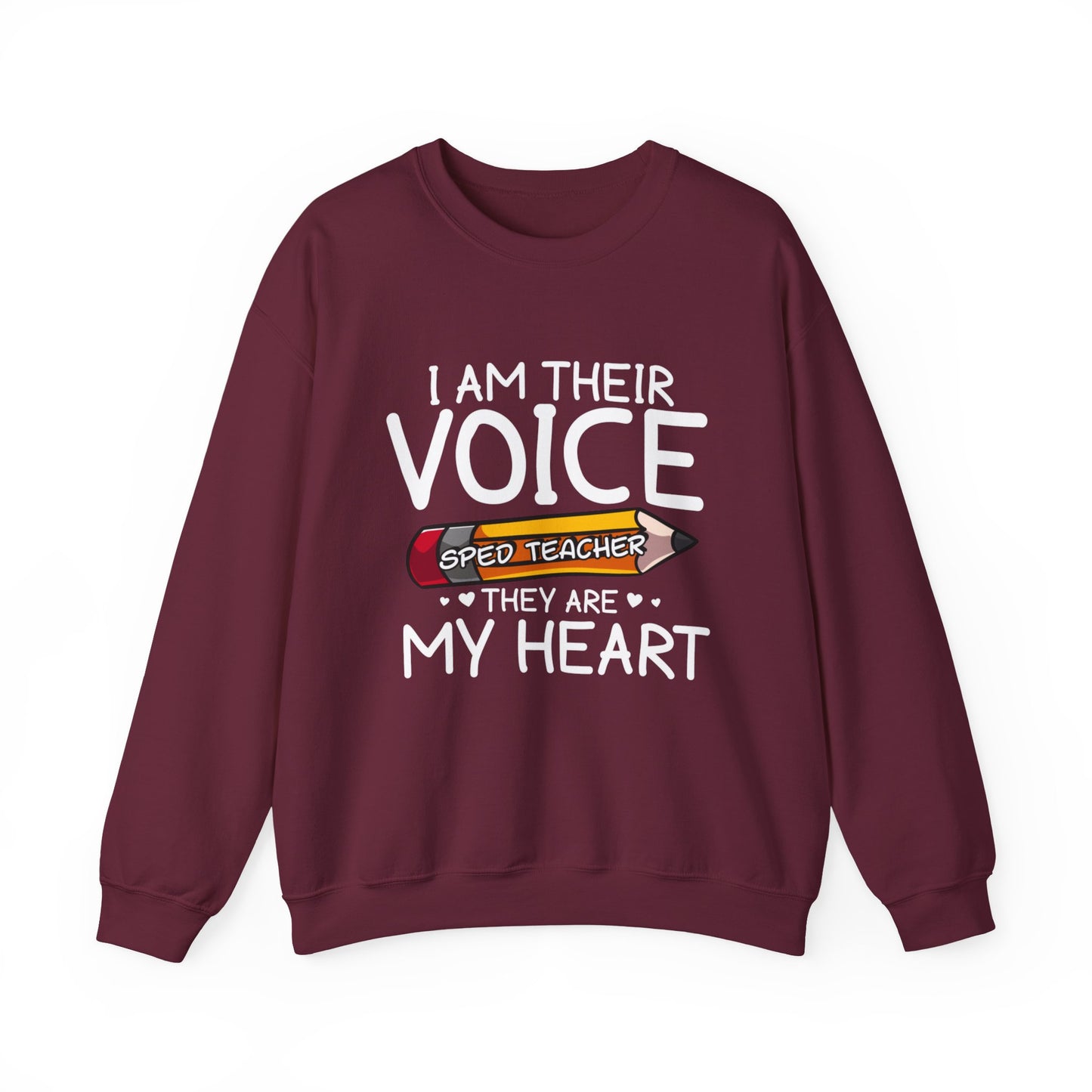 "I AM THEIR VOICE" Crewneck Sweatshirt