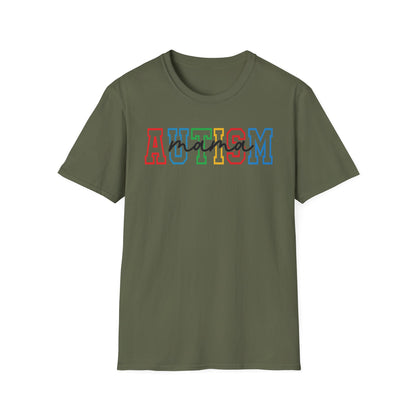 "AUTISM MAMA" Adult T Shirt
