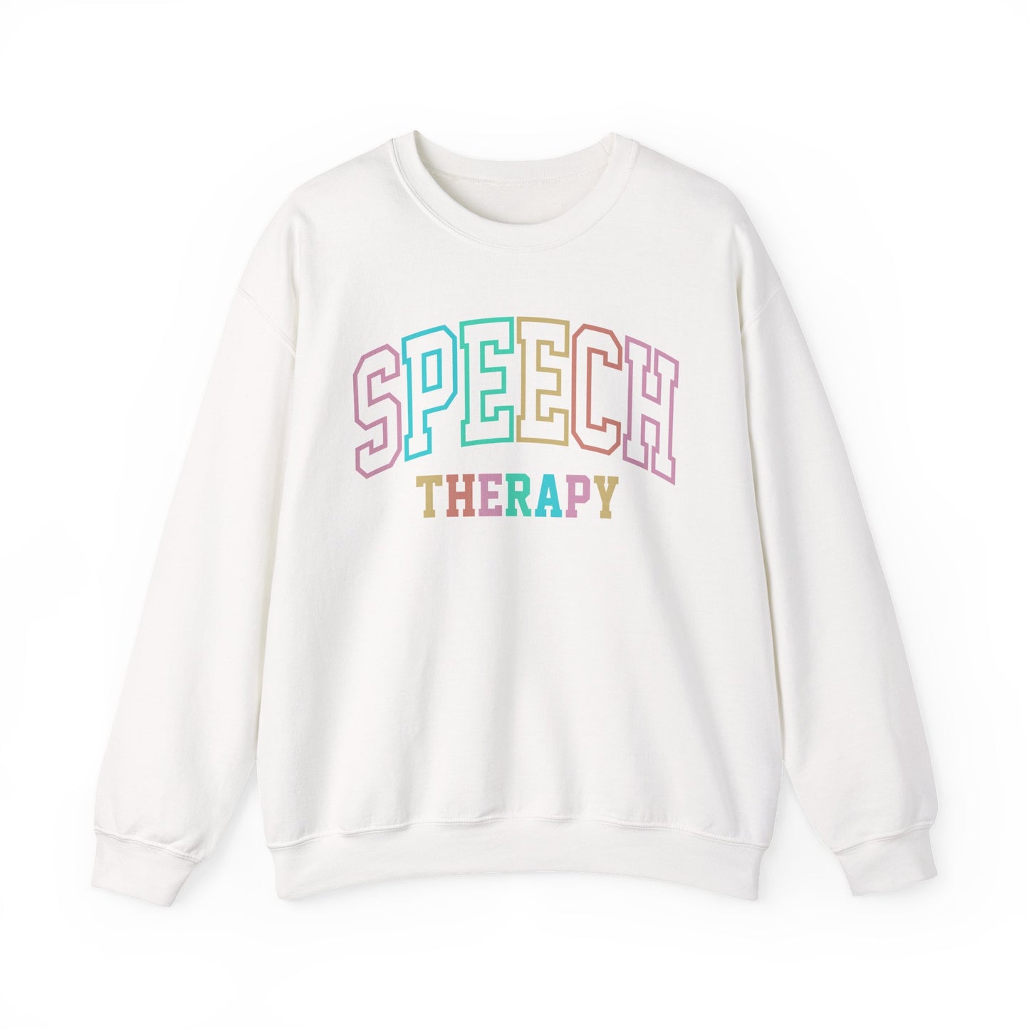 SPEECH THERAPY PASTEL PRINT CREWNECK