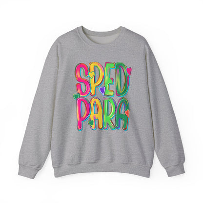 "SPED PARA" Crewneck