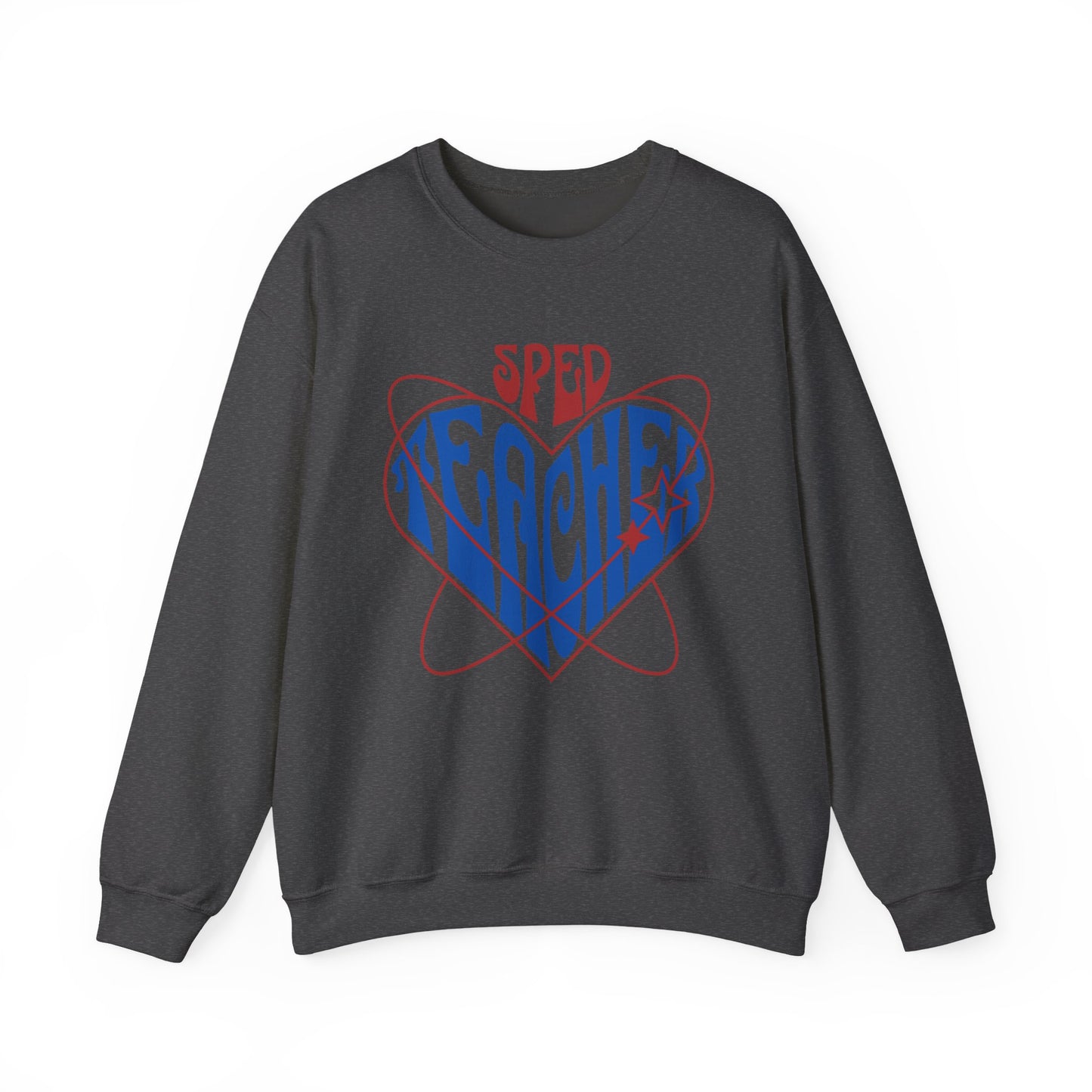 "SPED TEACHER HEART" Crewneck