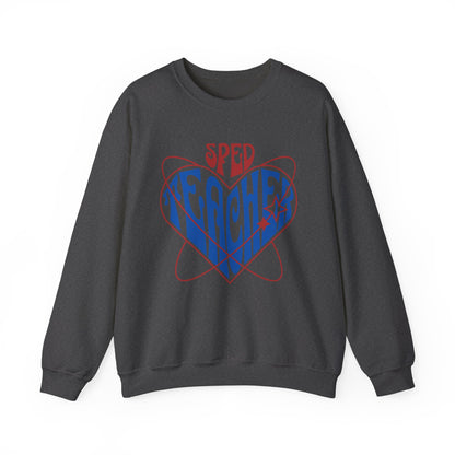 "SPED TEACHER HEART" Crewneck