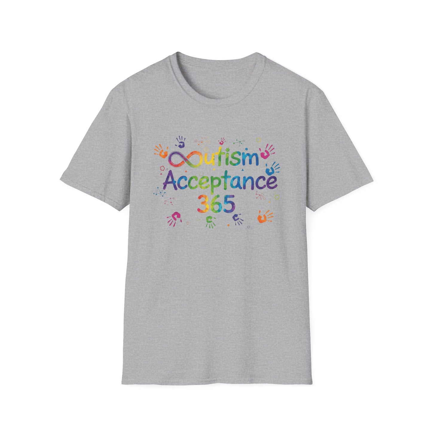 "Autism Acceptance 365"  Adult T-Shirt