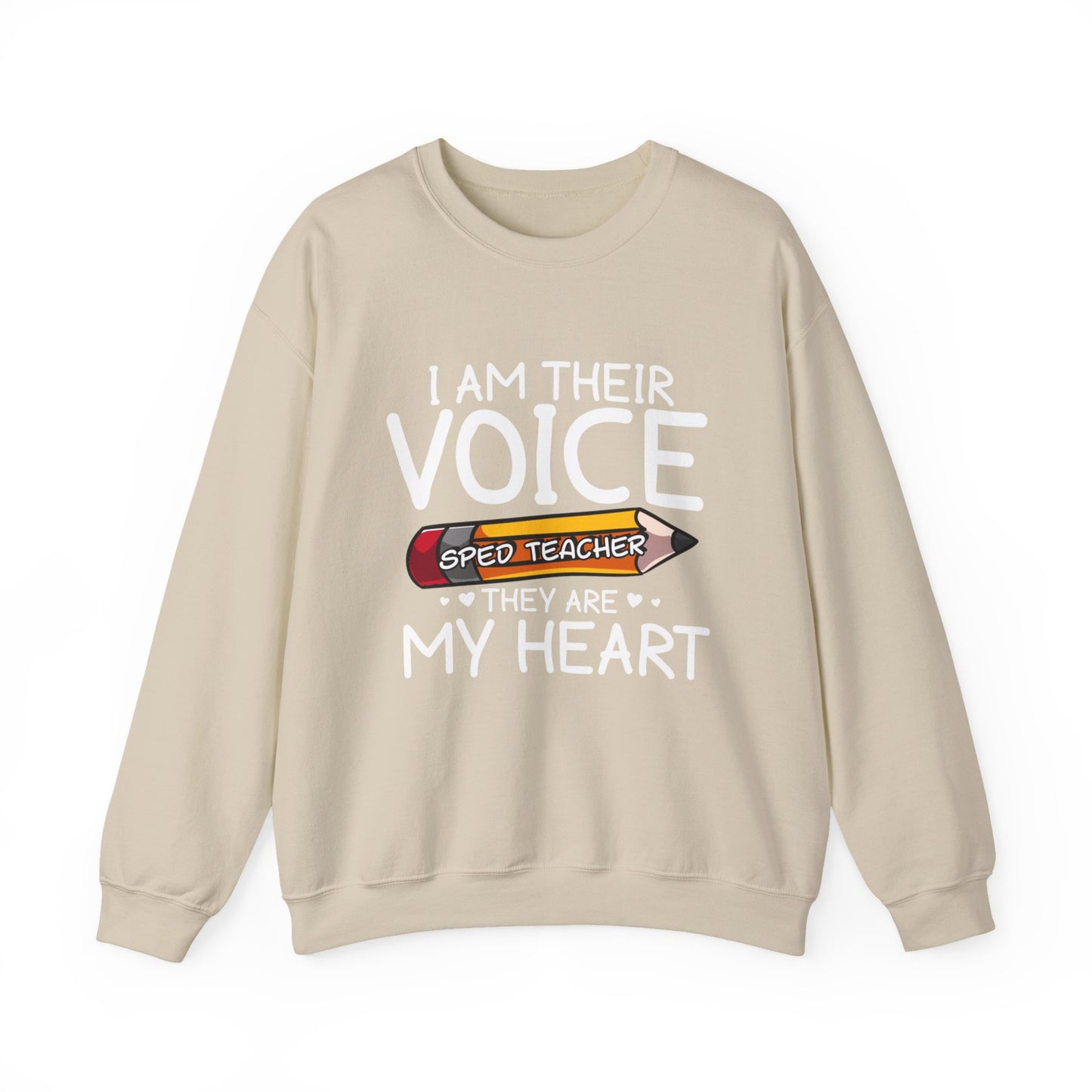 "I AM THEIR VOICE" Crewneck Sweatshirt