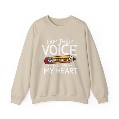 "I AM THEIR VOICE" Crewneck Sweatshirt