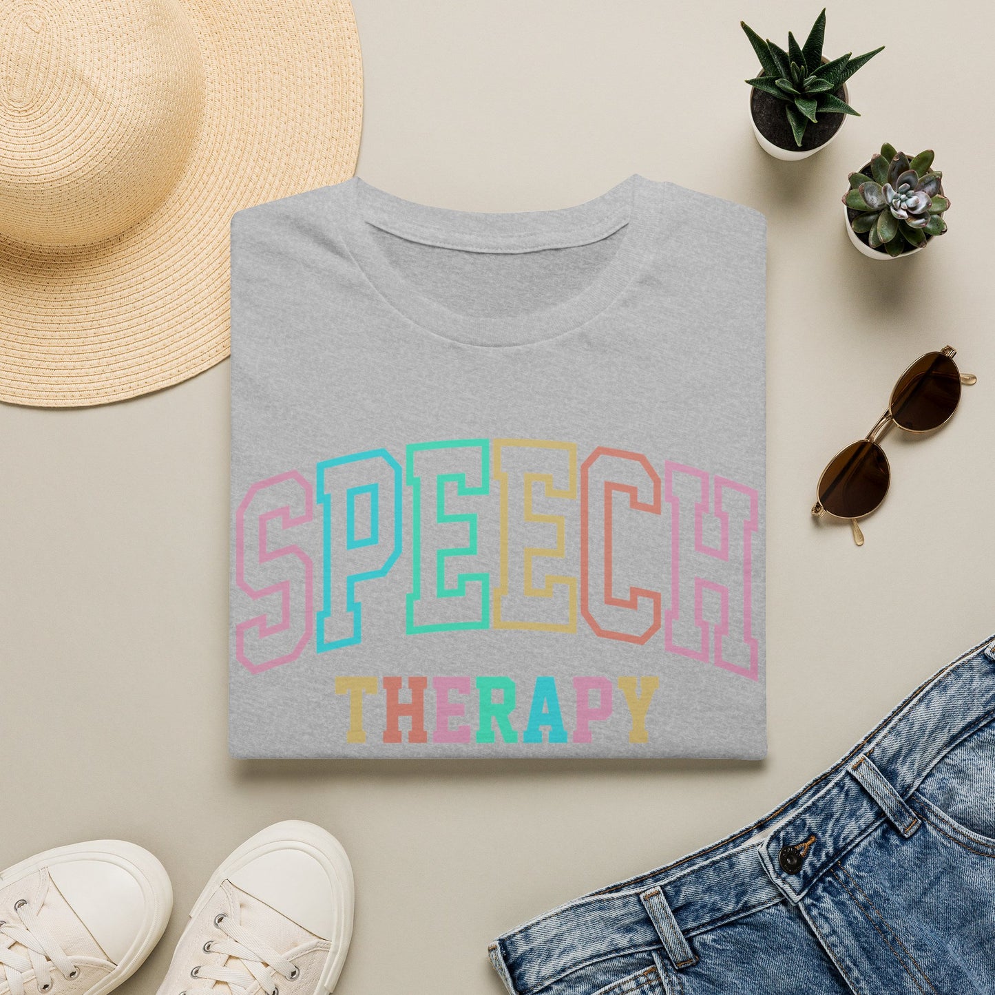 SPEECH THERAPY PASTEL ADULT T-SHIRT