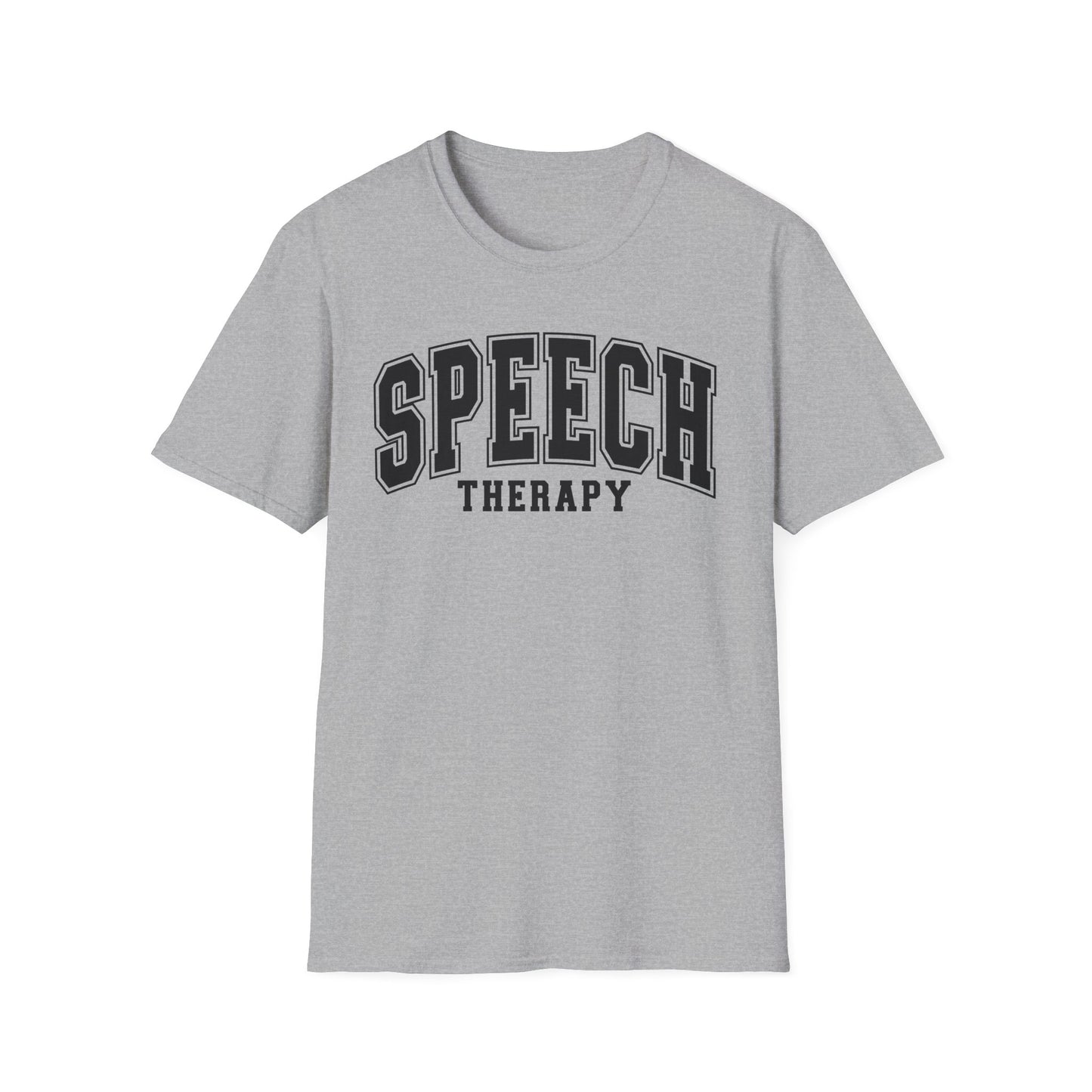 "Speech Therapy University Print" Adult T-Shirt