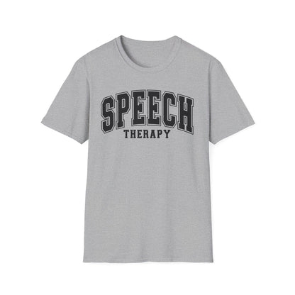 "Speech Therapy University Print" Adult T-Shirt