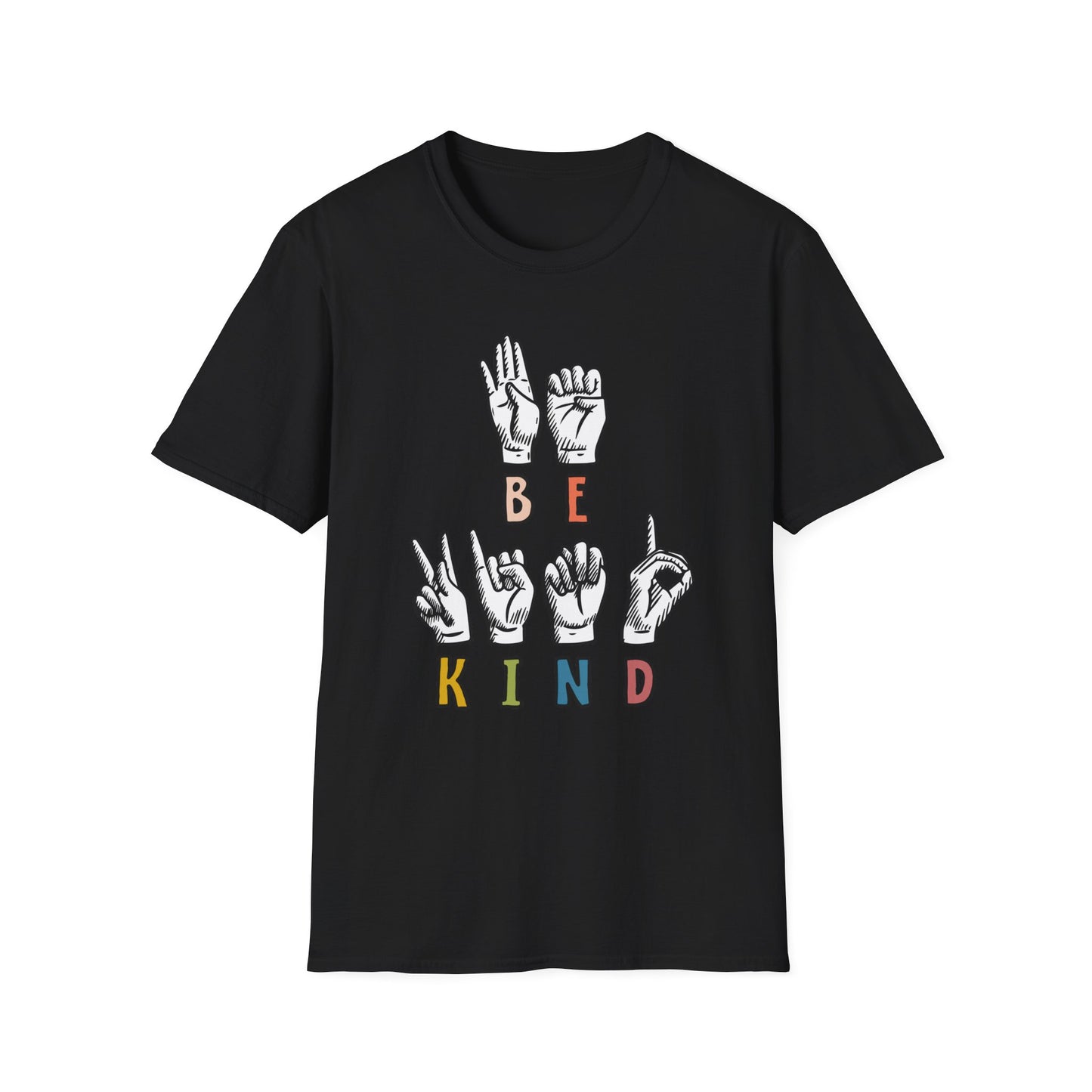 "Be Kind" Sign Language Adult T Shirt