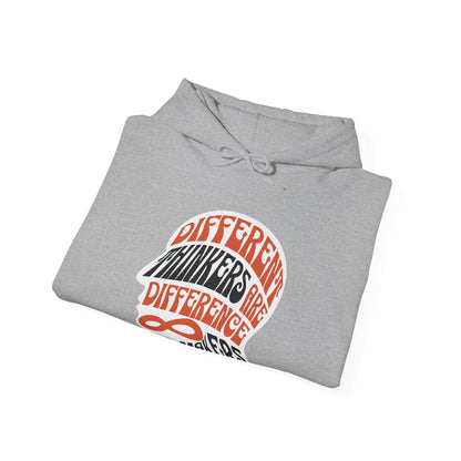 “Different Thinkers Are Difference Makers”  Adult Hoodie