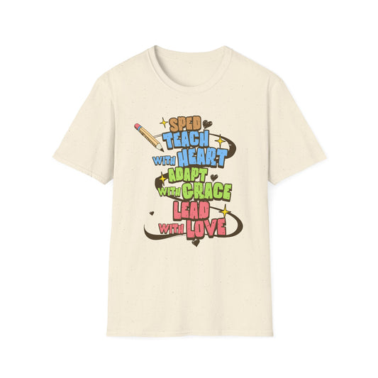 "TEACH, ADAPT, LEAD” Adult T-Shirt