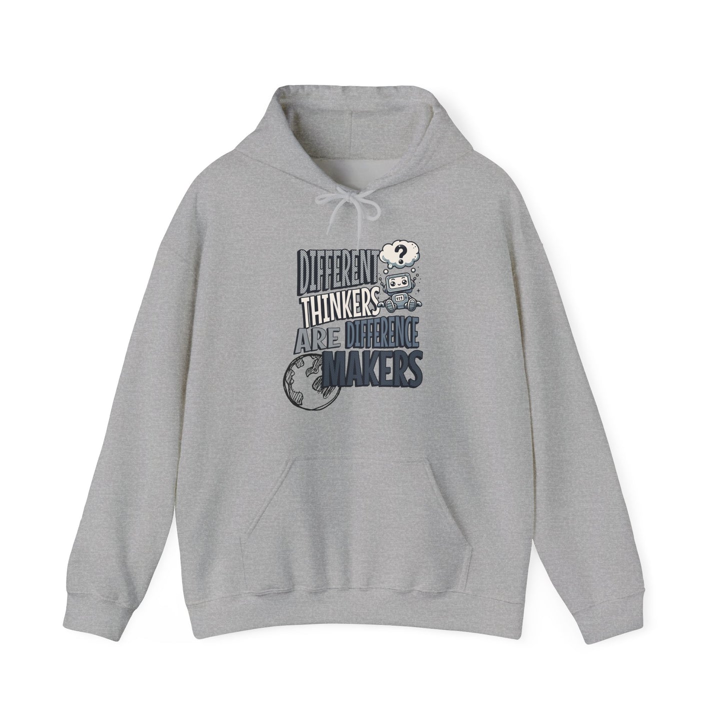 "DIFFERENT THINKERS ARE DIFFERENT MAKERS" Adult Hoodie