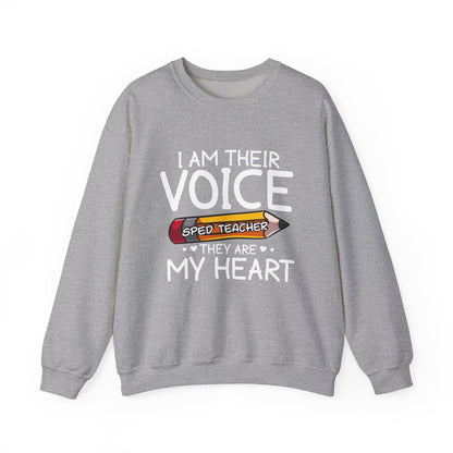 "I AM THEIR VOICE" Crewneck Sweatshirt