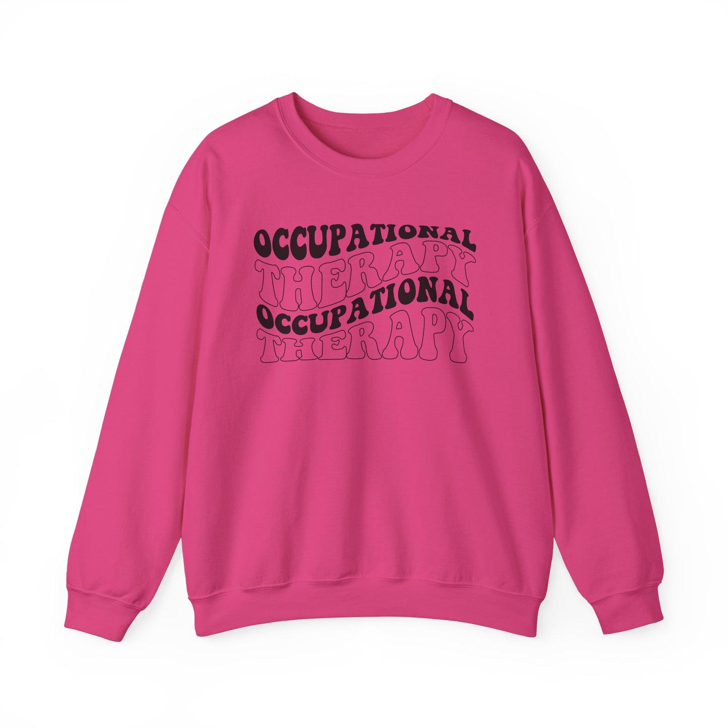 "OCCUPATIONAL THERAPY WAVY" CREWNECK
