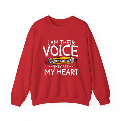 "I AM THEIR VOICE" Crewneck Sweatshirt