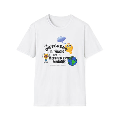 “Different Thinkers Are Difference Makers” T-Shirt