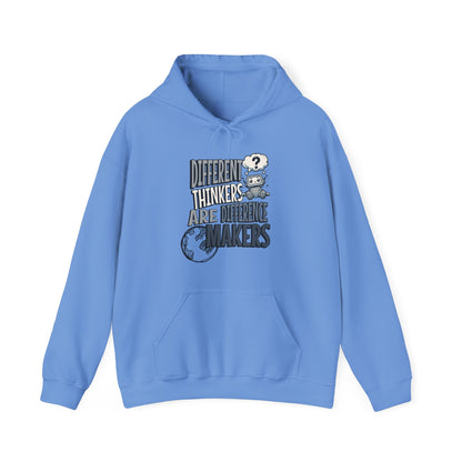 "DIFFERENT THINKERS ARE DIFFERENT MAKERS" Adult Hoodie