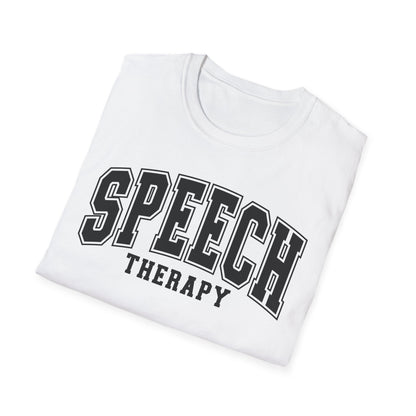 "Speech Therapy University Print" Adult T-Shirt