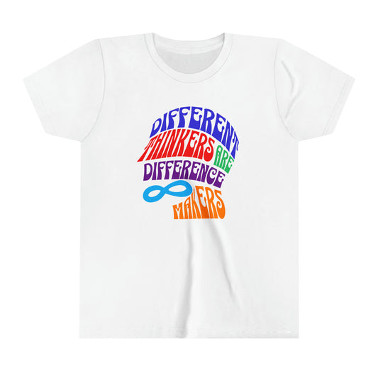 Different Thinkers Are Difference Makers Youth T-Shirt