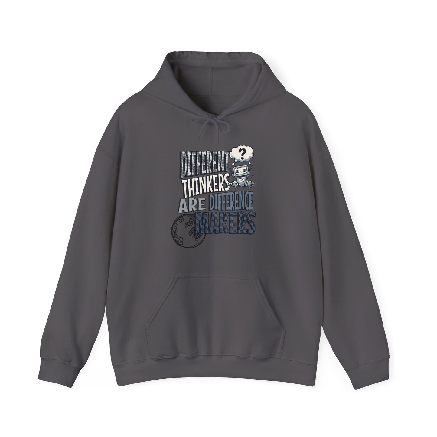 "DIFFERENT THINKERS ARE DIFFERENT MAKERS" Adult Hoodie
