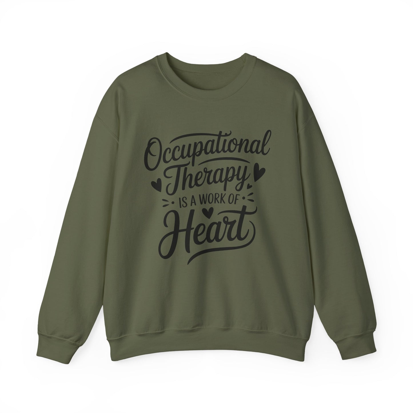 "OCCUPATIONAL THERAPY WORK OF HEART" CREWNECK