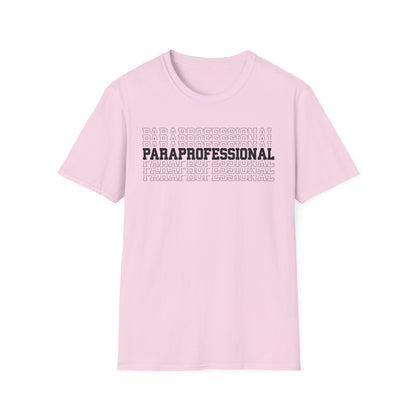 "PARAPROFESSIONAL ECHO" Adult T-Shirt