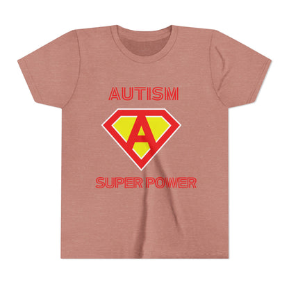 “Autism Super Power” Youth T Shirt