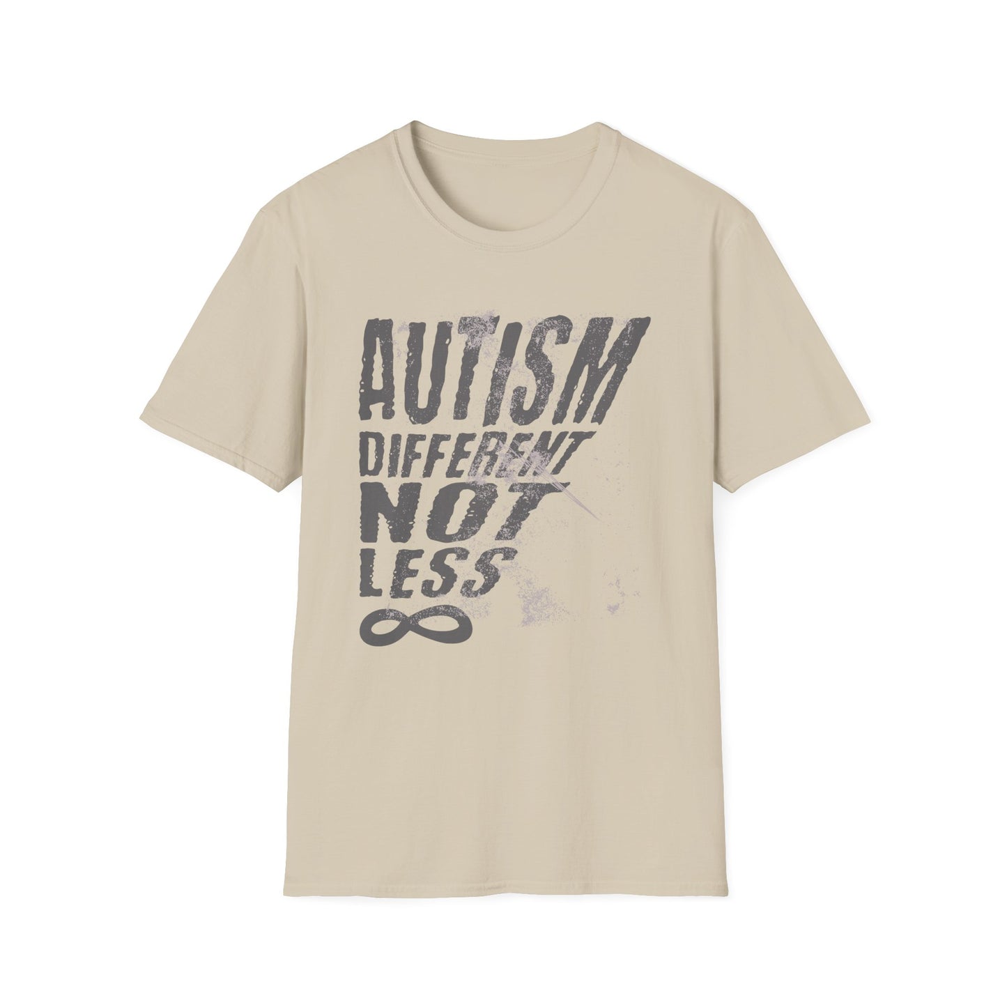 "Autism Different Not Less" Adult T Shirt