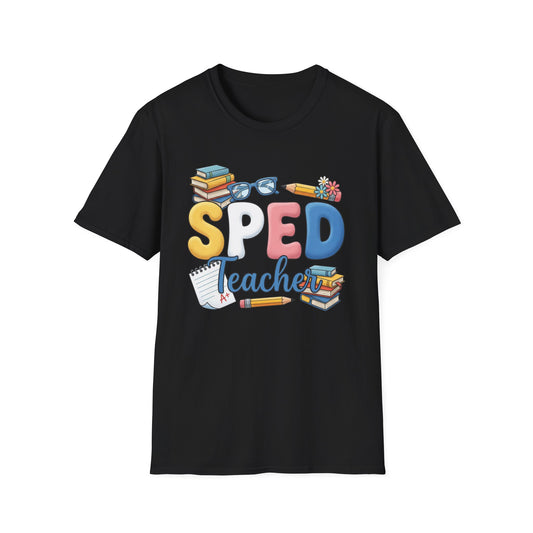 "SPED TEACHER" Adult T-Shirt