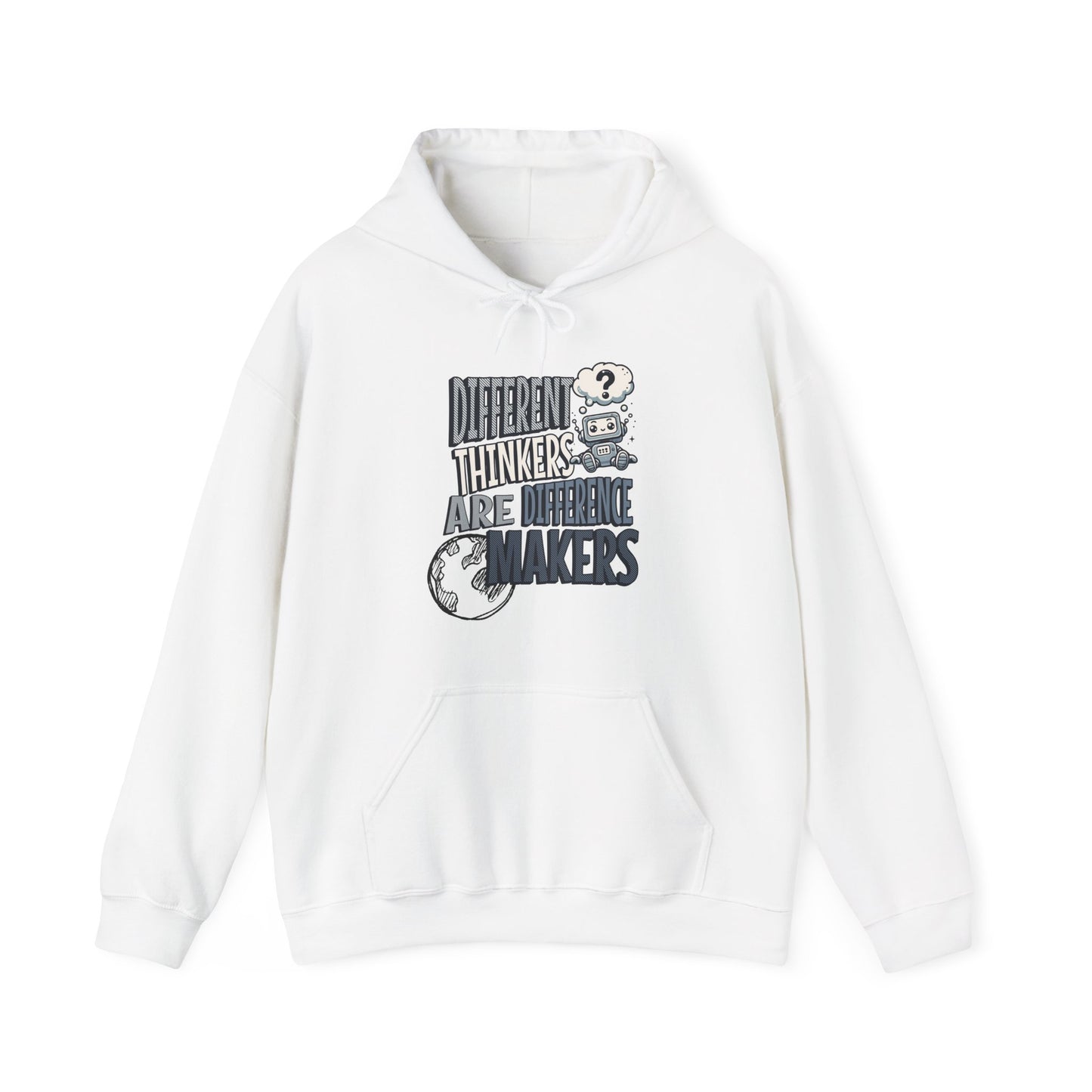 "DIFFERENT THINKERS ARE DIFFERENT MAKERS" Adult Hoodie