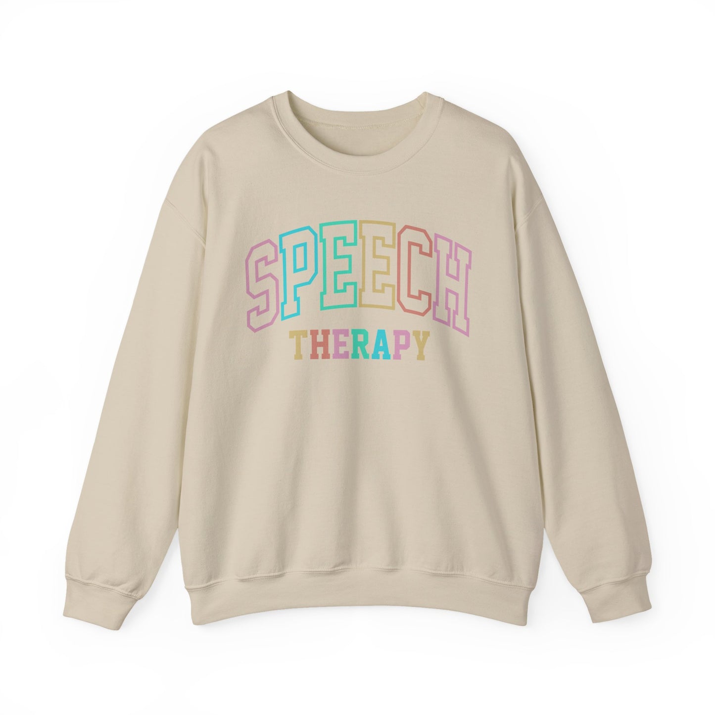 SPEECH THERAPY PASTEL PRINT CREWNECK