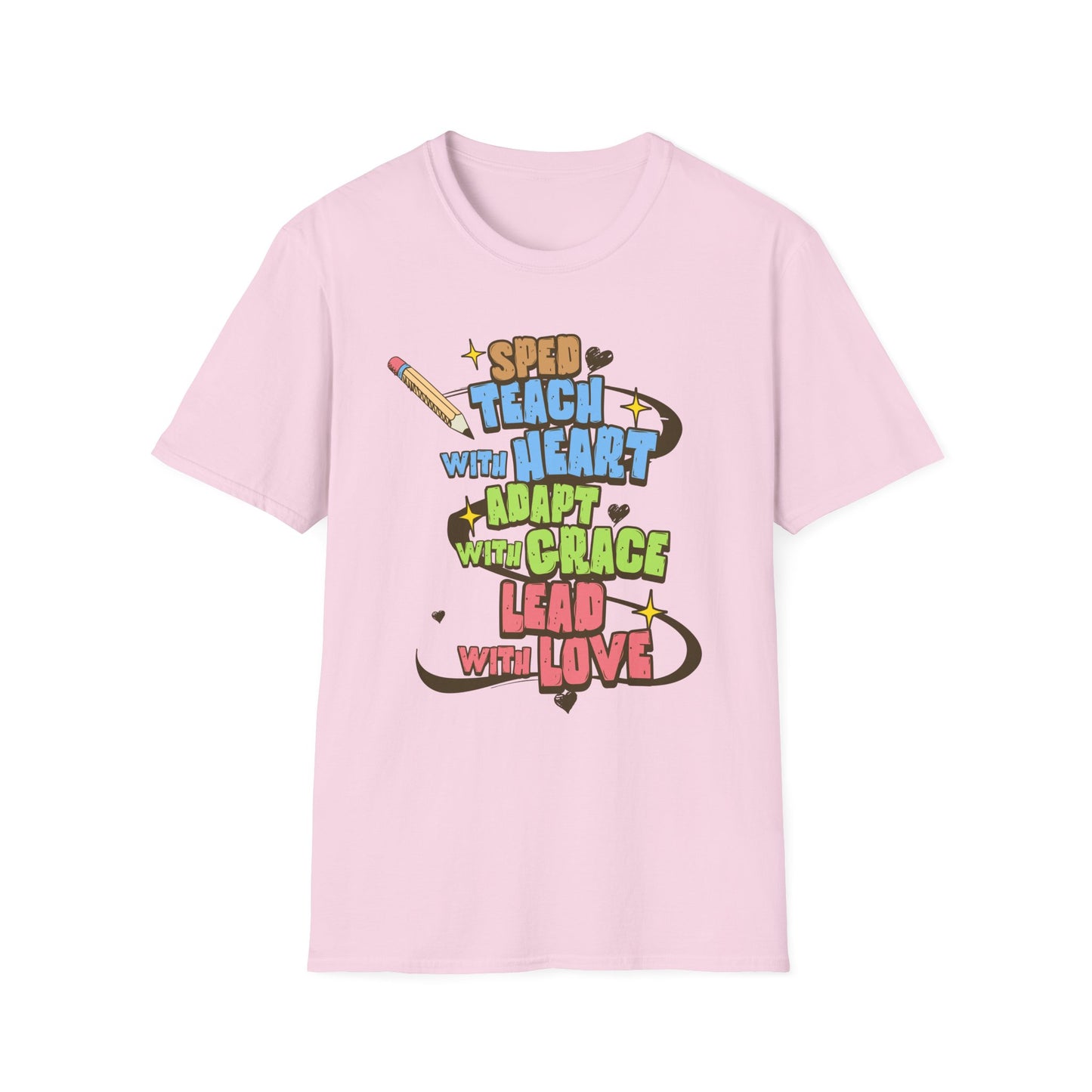 "TEACH, ADAPT, LEAD” Adult T-Shirt