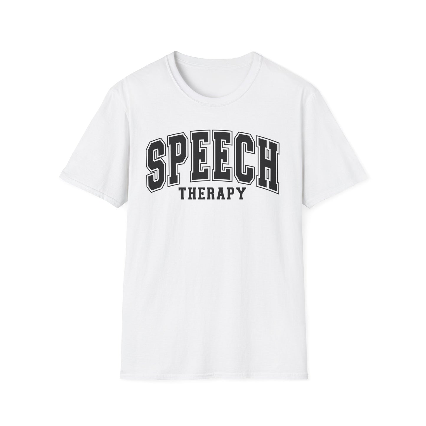 "Speech Therapy University Print" Adult T-Shirt