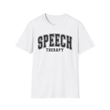 "Speech Therapy University Print" Adult T-Shirt