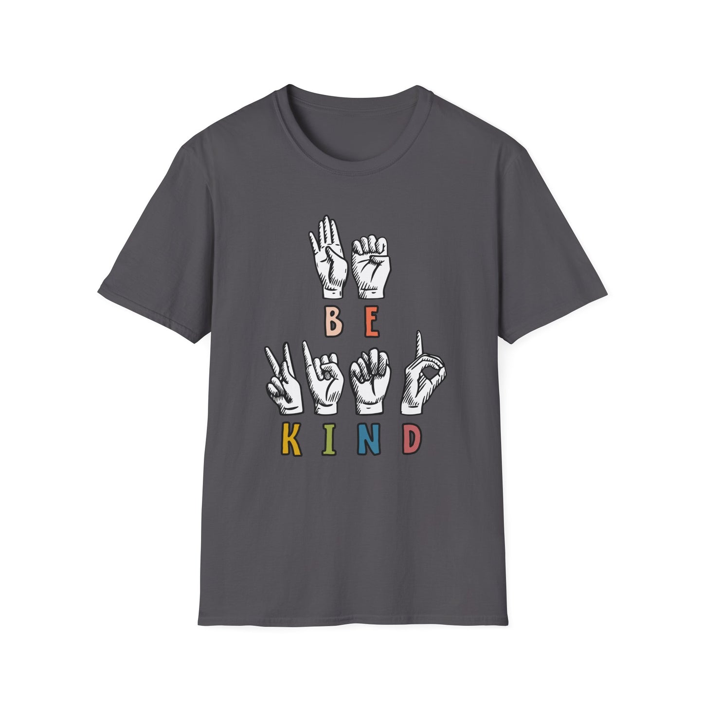 "Be Kind" Sign Language Adult T Shirt
