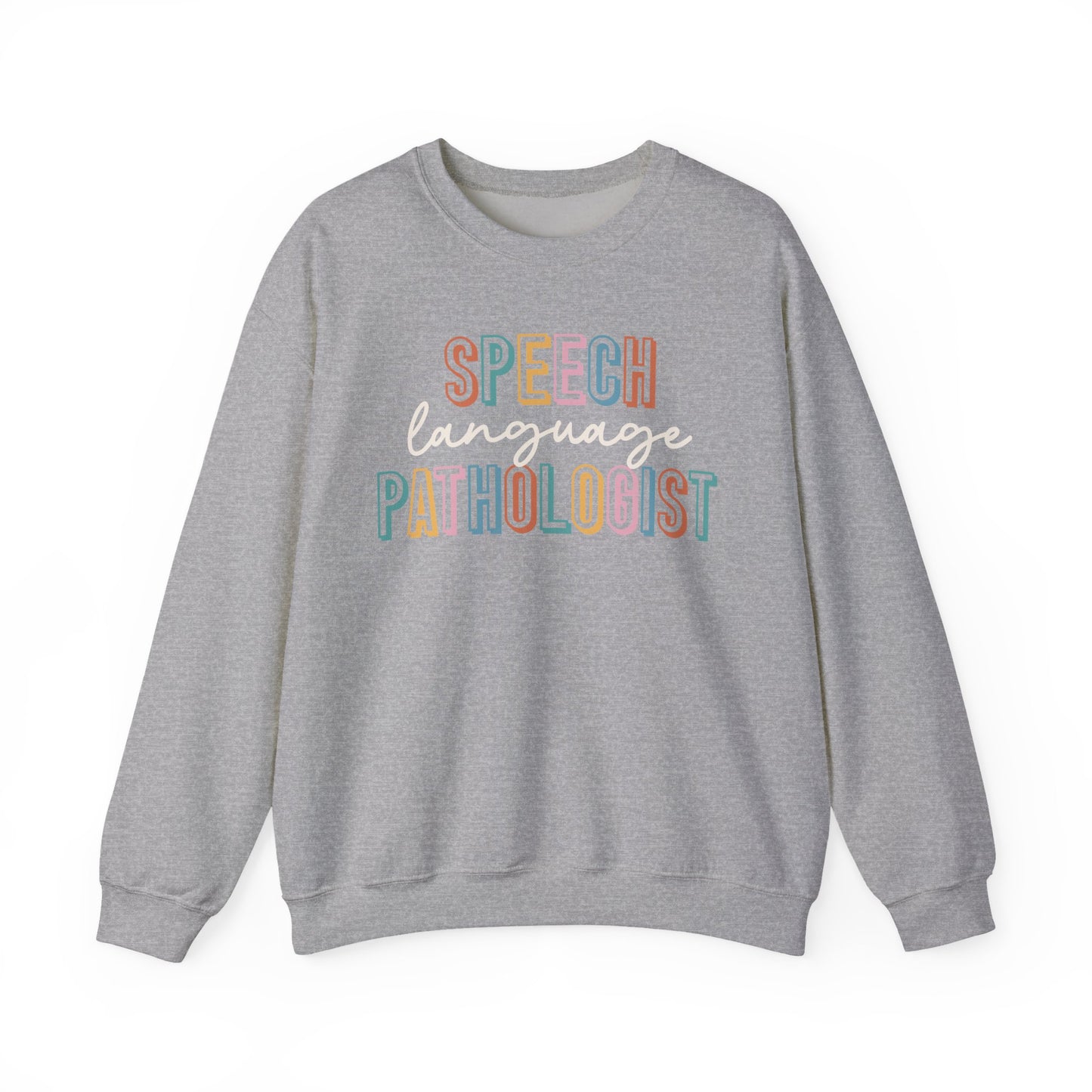 "SPEECH LANGUAGE PATHOLOGIST" PASTEL CREWNECK
