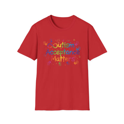 "Autism Acceptance Matters" Adult T-Shirt
