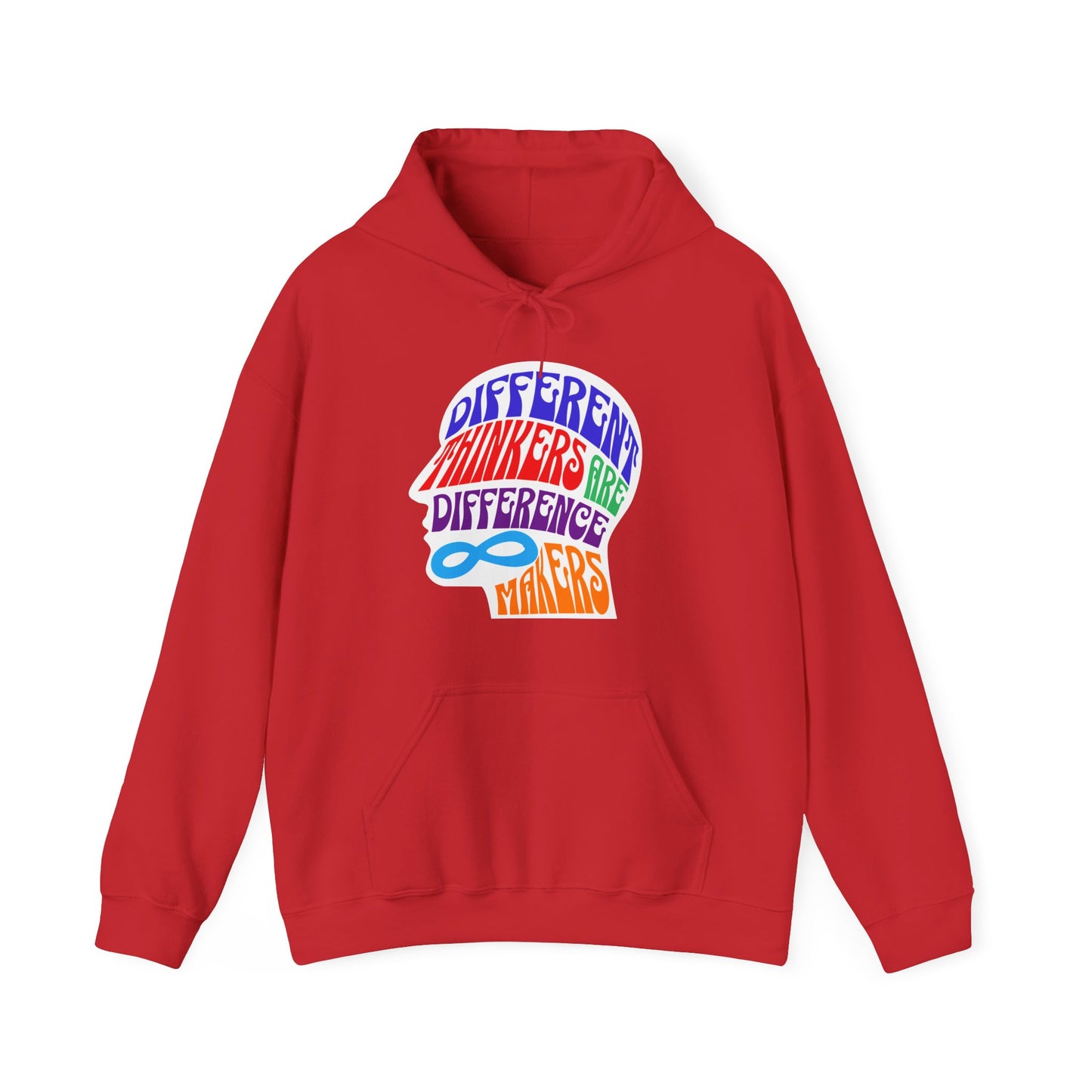 "Different Thinkers Are Difference Makers" Adult Hoodie