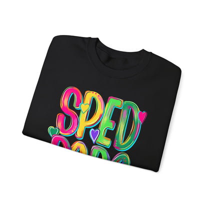 "SPED PARA" Crewneck