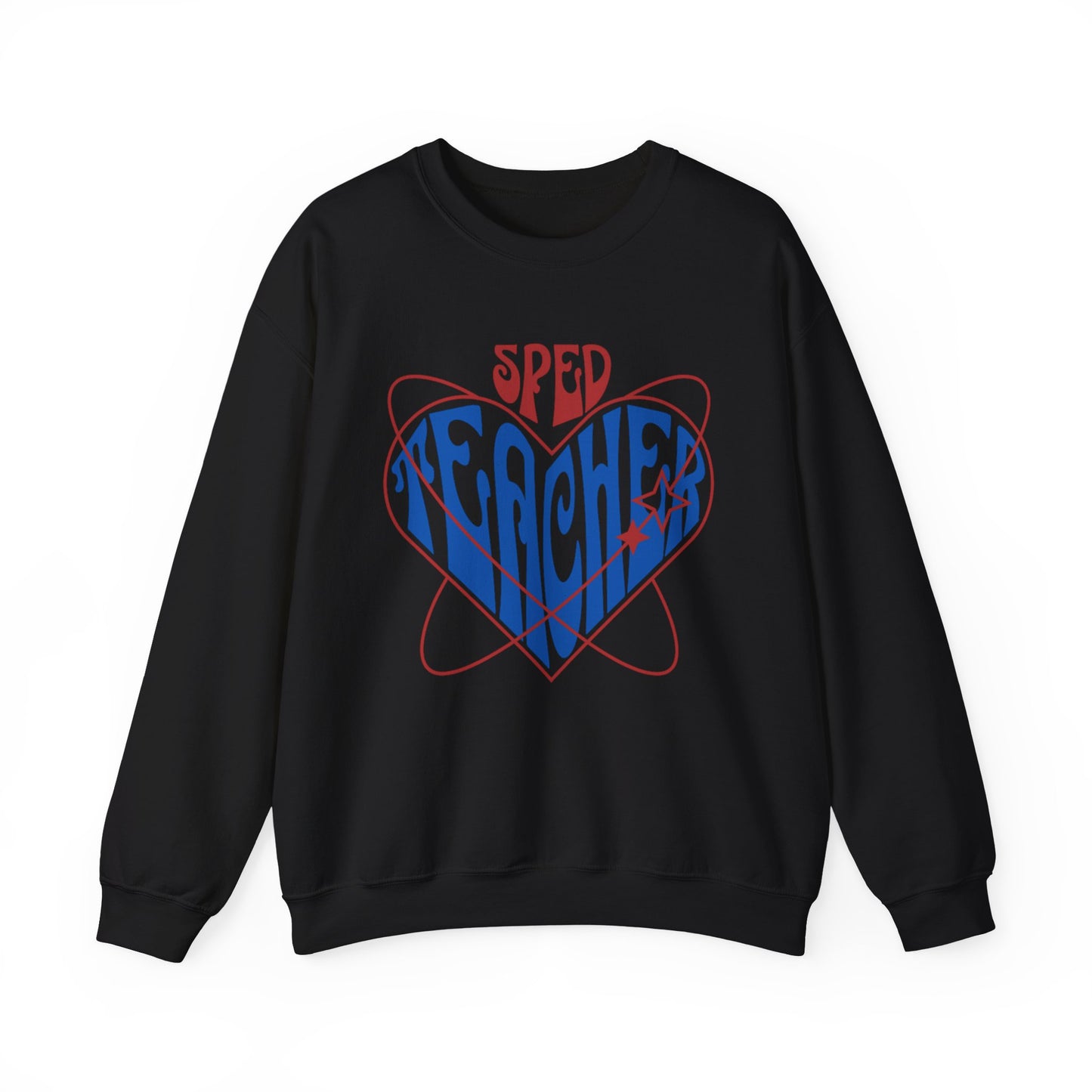"SPED TEACHER HEART" Crewneck