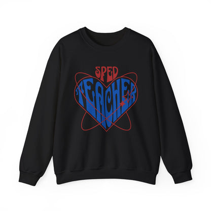 "SPED TEACHER HEART" Crewneck